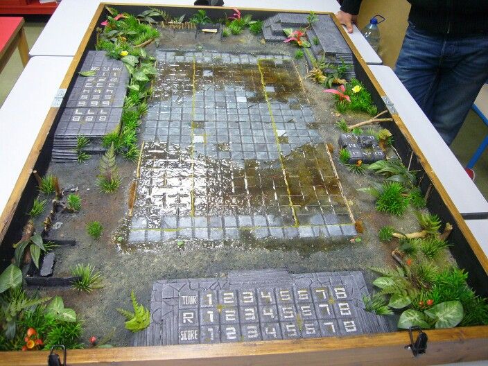 Stade de Lustrie fait à la main